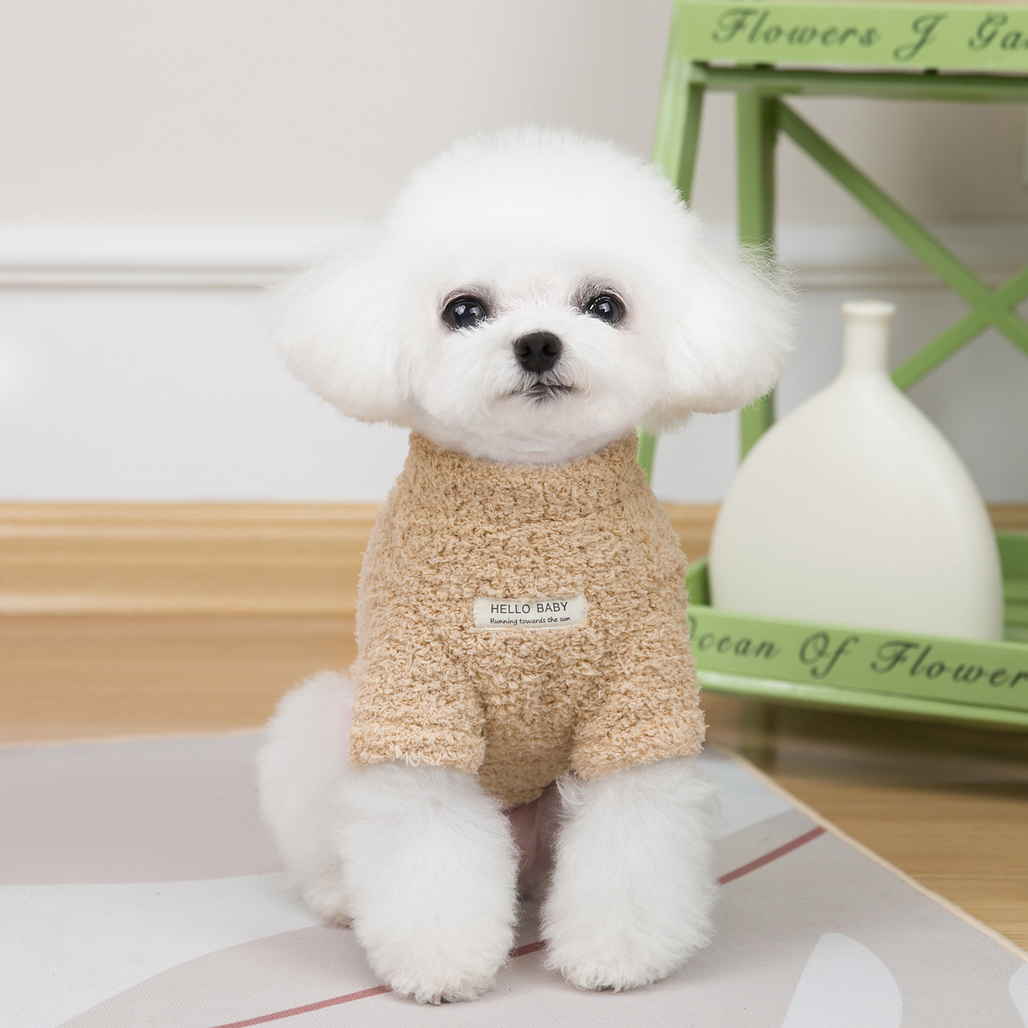 Holiday Dog Apparel: Quilted, Insulated for Coziness. Perfect for Bulldogs. Anti - Hair Loss Jacket for Winter. Dropshipping Option