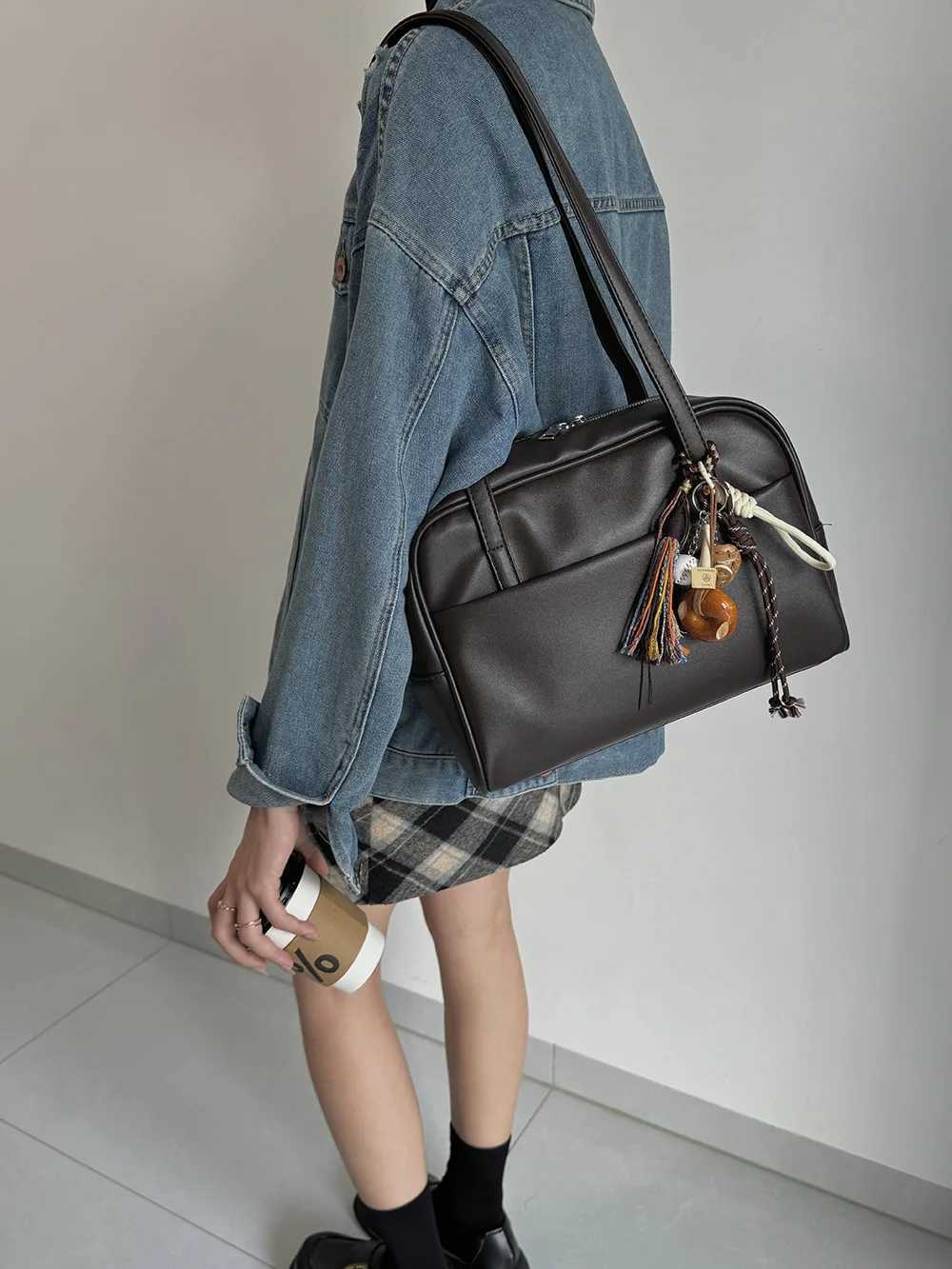 CGCBAG Vintage Designer Luxury Women Casual Lage Capacity Female Shoulder Bag High Quality PU Leather Ladies Handbags Y250320