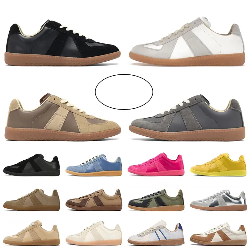 German Army Trainer Gats Replica Low Sneakers Black White Grey Gum painter Nude Shoes Men Women Casual Shoe Mens Womens