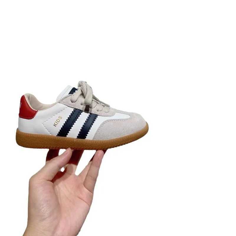 2024 Boys And Girls Canvas Shoes Childrens School Performance Shoes Fashion Children Biscuit Bottom Breathable Kids ShoesT250321