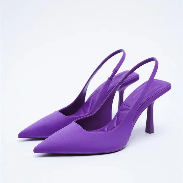 High Quality Womens Fashion Pump Pointed Toe Heels Shallow Sandals Zapatos De Mujer 250321BJ - view 5