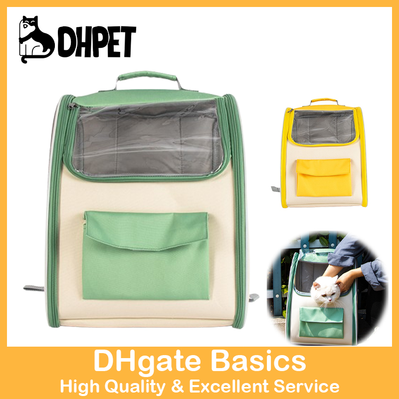 DHpet Large - capacity Pet Backpack, Breathable & Portable, Holds Up to 6.6 lbs, for Cats & Small Dogs