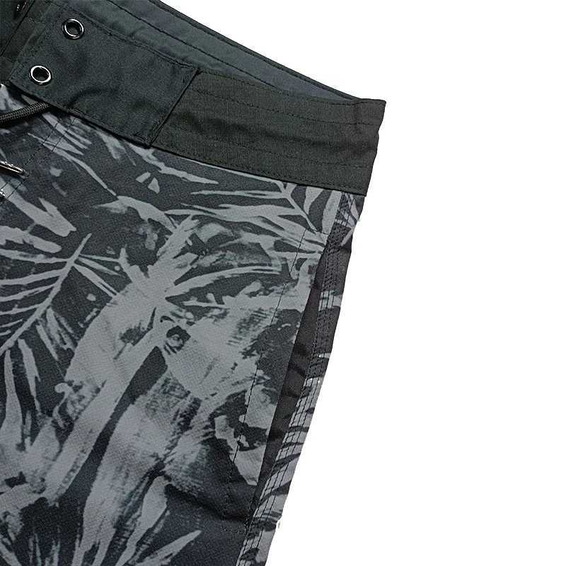 Mens Classic Bermuda BoardShorts 4-Way Strech Waterproof Surf Short Swim Trunks Quick-Dry Beach Surf Sports Fitness GYM Short W250321