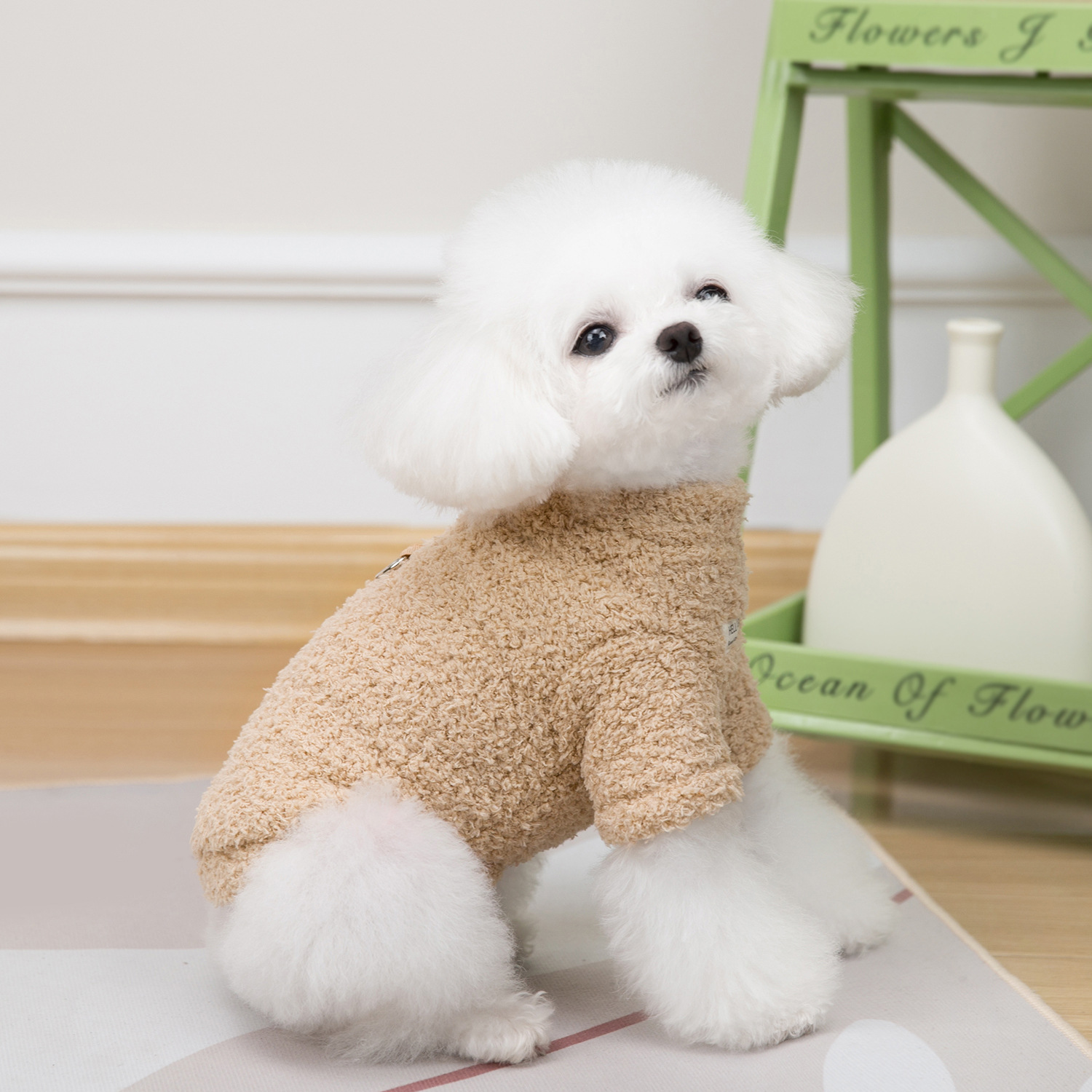 Holiday Dog Apparel: Quilted, Insulated for Coziness. Perfect for Bulldogs. Anti - Hair Loss Jacket for Winter. Dropshipping Option