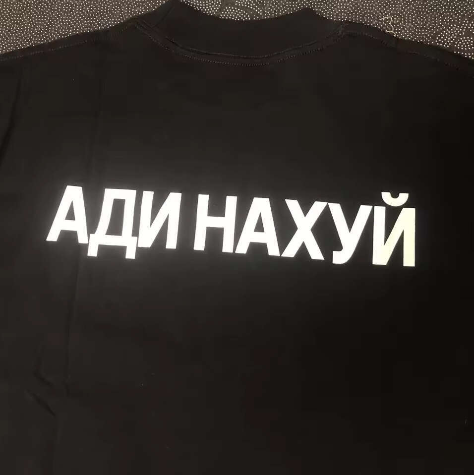 American fashion brand letter printed loose sports short T-shirt men and women, half sleeved base shirt for summer
