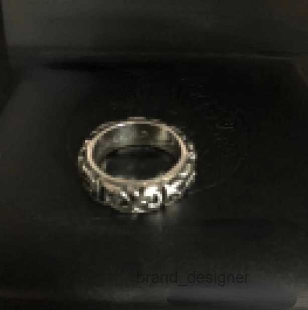 Plated Hip Hop Men and Women High quality Vintage Cross Open Thai Sier Chromers Ring Jewelry gift goodgood Free shipping