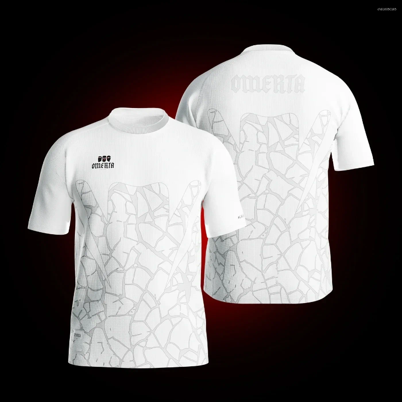 Mens T Shirts Omerta 47 Shirt Men Casual Black White Top Clothes