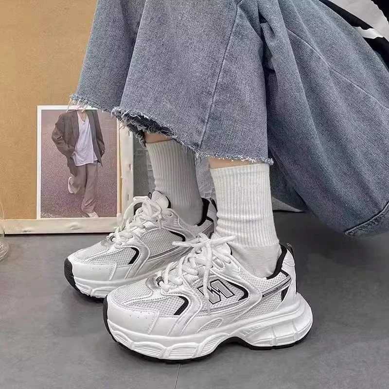 Spring New Womens Sports Shoes Fashion Casual Sports Shoes Comfortable Breathable Tennis Shoes M250321