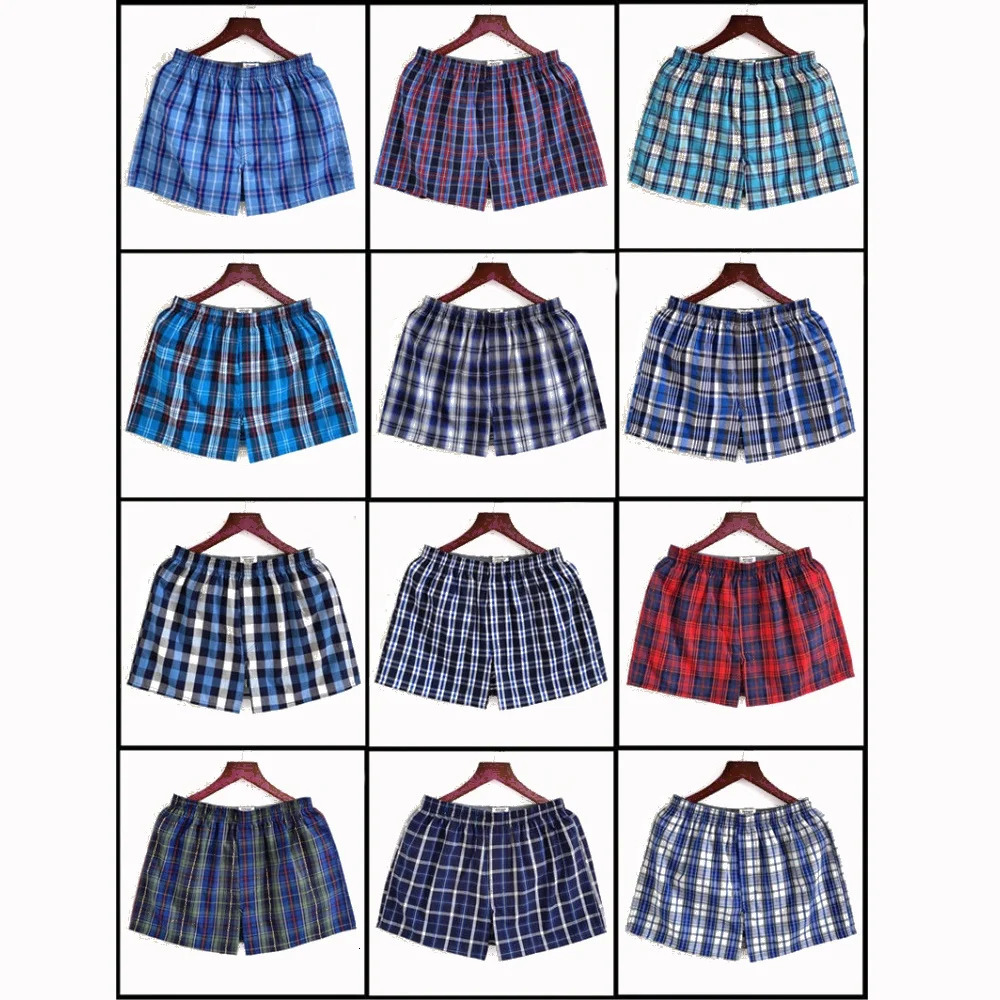 310PCS Mens Underwear Boxers Large Size Shorts Cotton Aro Pants Pajama Sleeping Soft Pure Boxer 250320