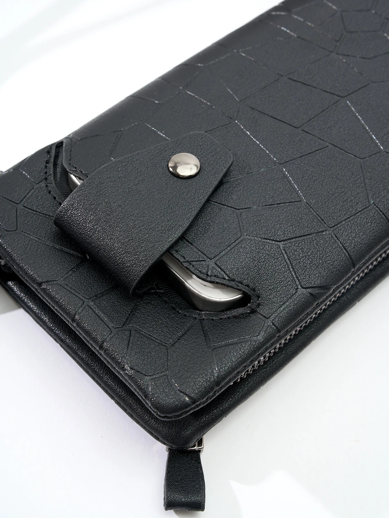 Mens Long Zipper Clutch Bag High Quality Multi Card Slots Fashion Smartphone Business Casual Large Capacity Handheld Purse 250317
