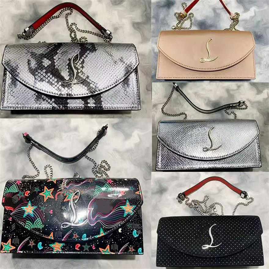 Designer Bag Rivet High end Womens Handmade Leather Shoulder Bag Classic Letter Dinner Bag Fashion Essential Red Bottom Bag Crossbody Murakami Takashi Bag Handbags