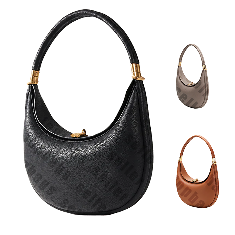 Designer Bag Half Moon Luna Bags Bucket Mini Tote Underarm Hobo Bag Leather Evening Bag Basket Bags Song Handbags