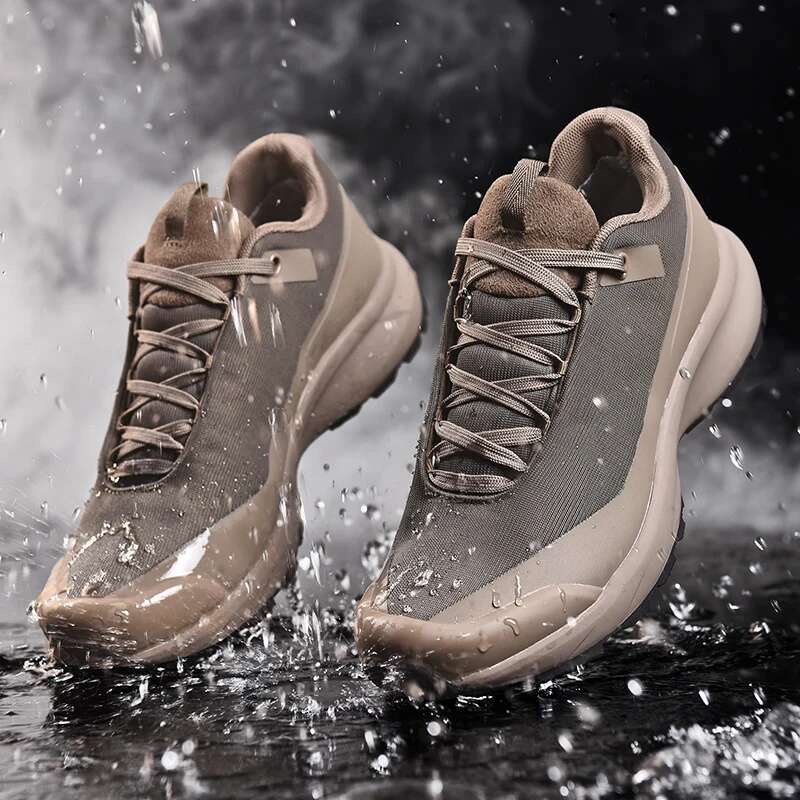 New Men's Fashion Breathable And Durable Outdoor Mountaineering Sports Shock Absorbing Anti Slip Casual Shoes