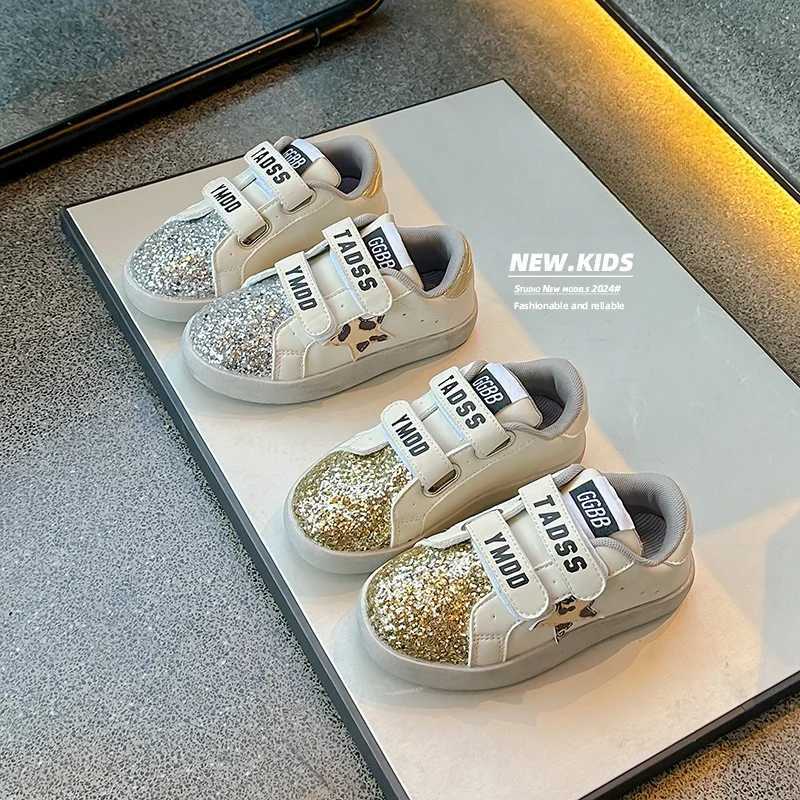 Baby Spring/autumn Fashion Sequined Catwalk Style Cute Students Sneakers Flat Vulcanized Shoes Comfortable Kids Toddler ShoesT250321