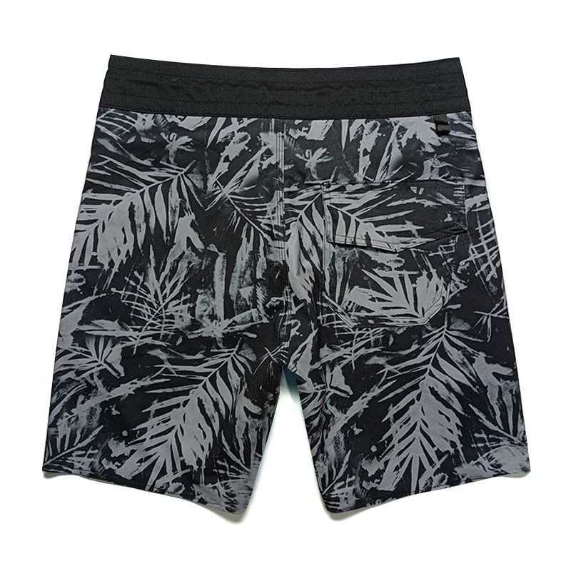 Mens Classic Bermuda BoardShorts 4-Way Strech Waterproof Surf Short Swim Trunks Quick-Dry Beach Surf Sports Fitness GYM Short W250321