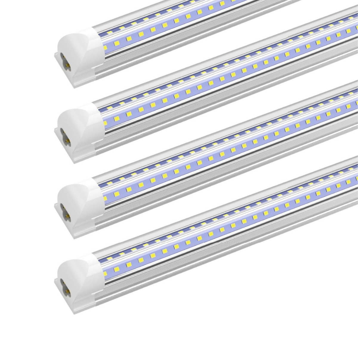 CNSUNWAY 8ft T8 Led Tubes Light 2ft 3ft 4ft 5ft 6ft 8ft V Shaped Led Light Tubes Cooler Door Lighting AC 85-265V Garage Ceiling Shop Light fixtures 60