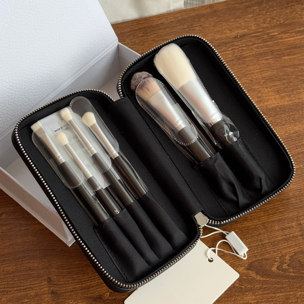 Brand Designer Makeup Brush Set 6pcs Original Top Quality Foundation Concealers Blush Eye Shadows Brush for Liquid Cream Powder Blending