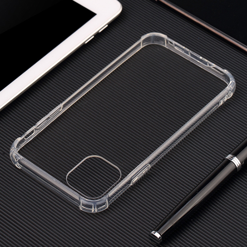 Airbag Four Corners Clear Acrylic Shockproof Case For iPhone 16E 16 15 14 13 12 11 Pro Max X Samsung S25 Edge S24 FE S23 Ultra A06 A16 A26 A36 A05 A05