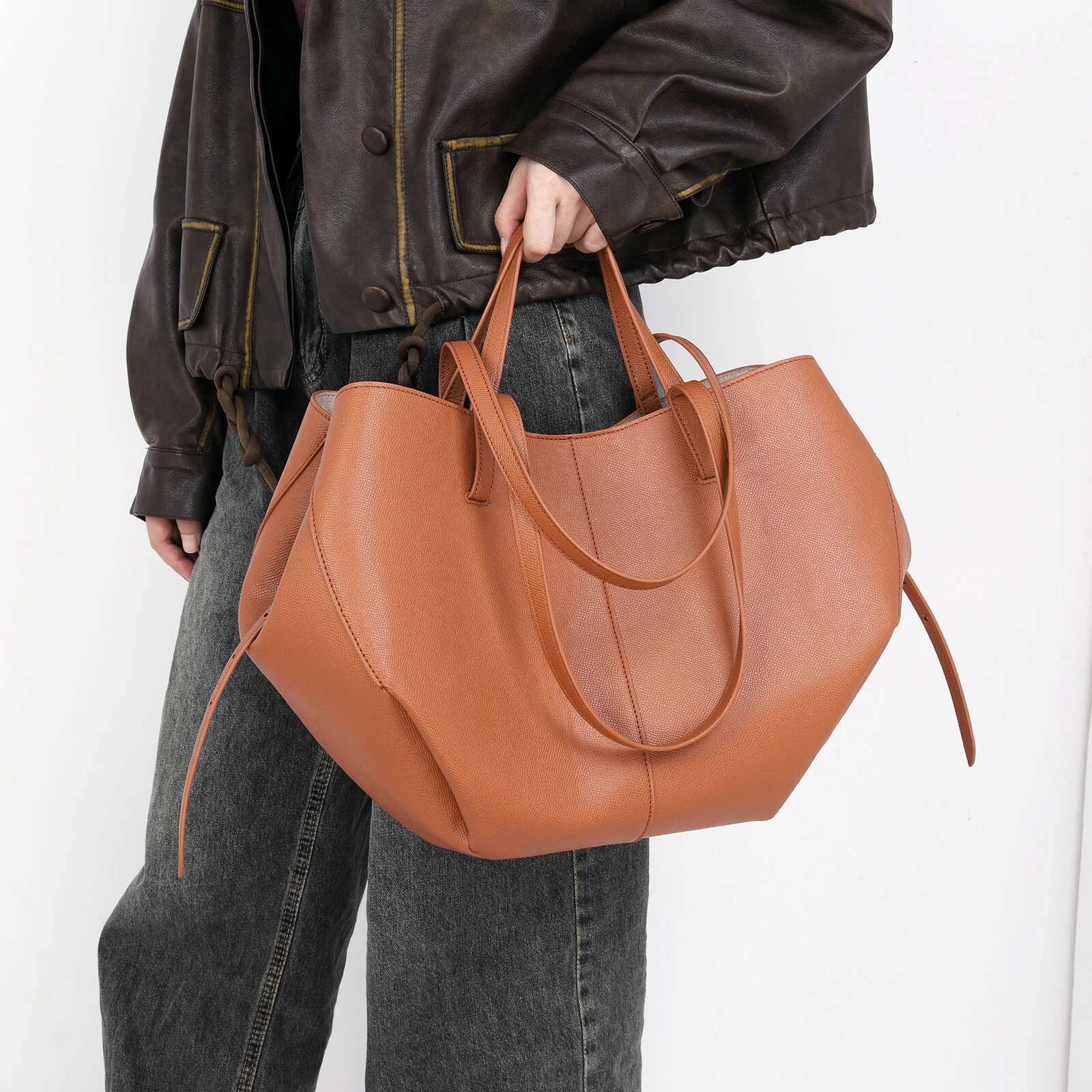 Designer bag Fashion Tote With Top Handle PU Solid Large Capacity Crescent Travel Shopping Ladies Handbag Shoulder Bag