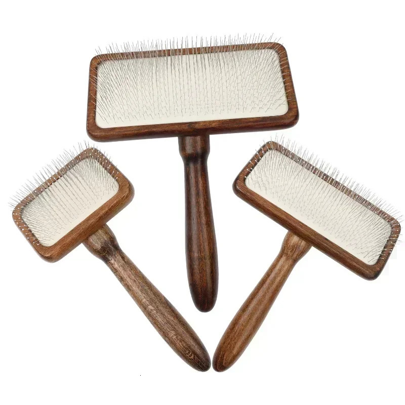 Chris Christensen Mark III Slicker Brush Groom Like A Professional Stainless Steel Pins Lightweight Beech Wood Body 250321