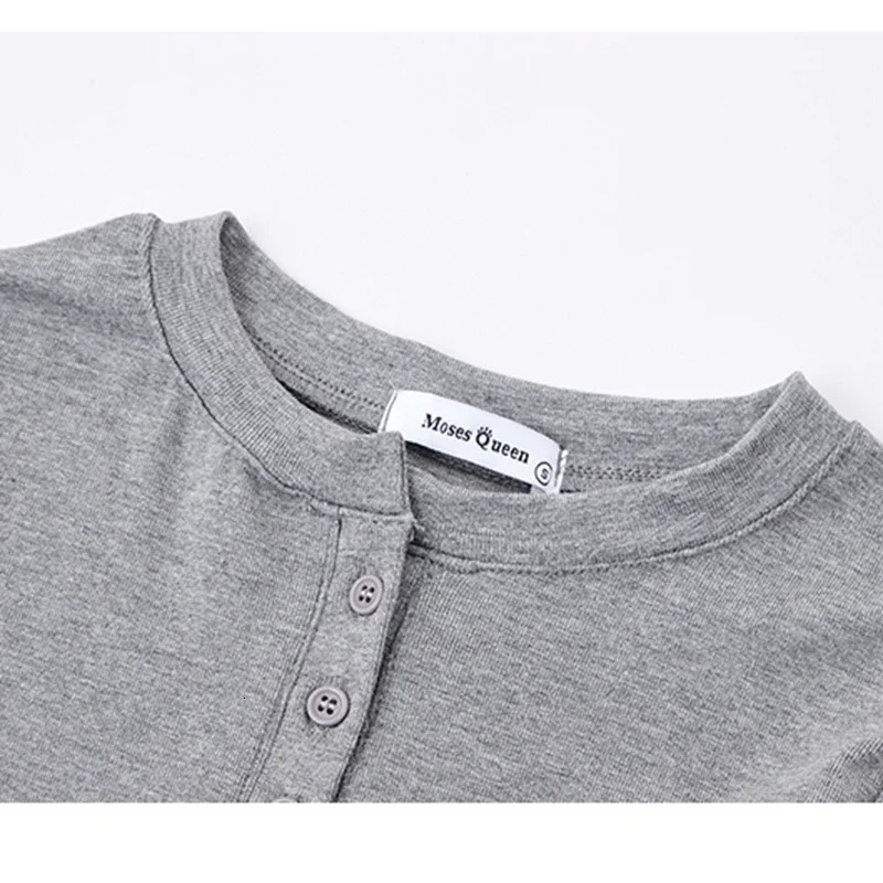 White T Shirt For women Button Fashion Tops 2025 Spring Y2K Woman Clothing Long Sleeve Tee Femme Sexy Slim Tshirt 250311
