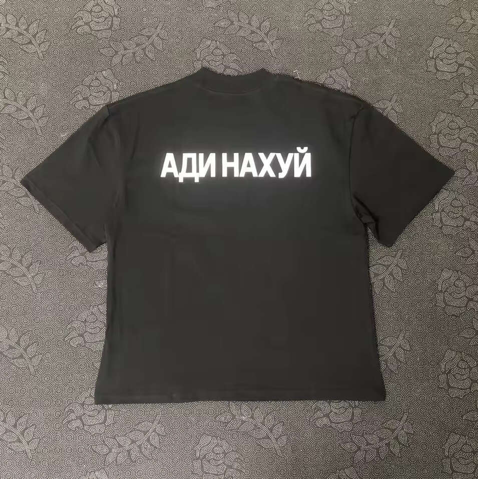 American fashion brand letter printed loose sports short T-shirt men and women, half sleeved base shirt for summer
