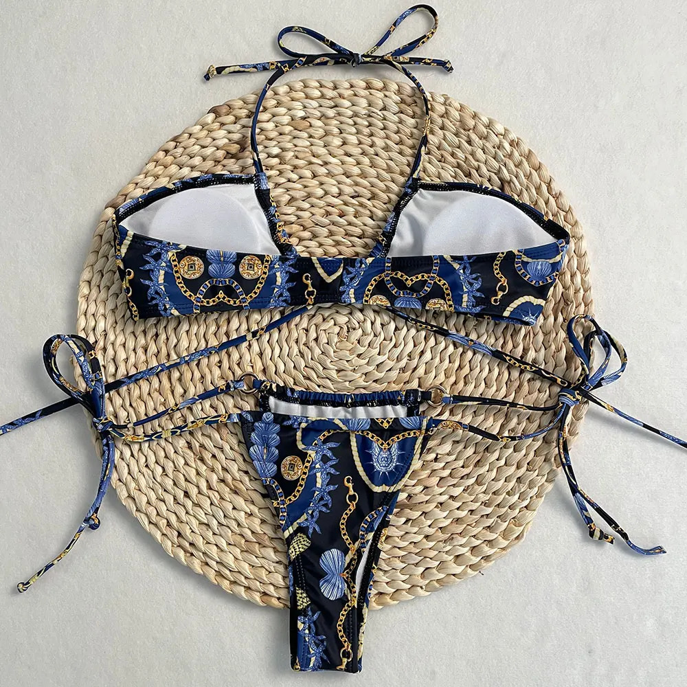 Sexy Bikini Women Summer Beach Swimwear Swimsuit Padded Bathing Suit on Vacation Micro 250320Z