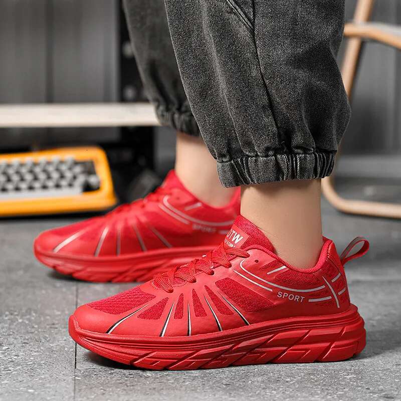 Summer Marathon Running Tennis Mens Yellow Mesh Breathable Sneakers Plus Size 47 Light Casual Walking Shoes Men
