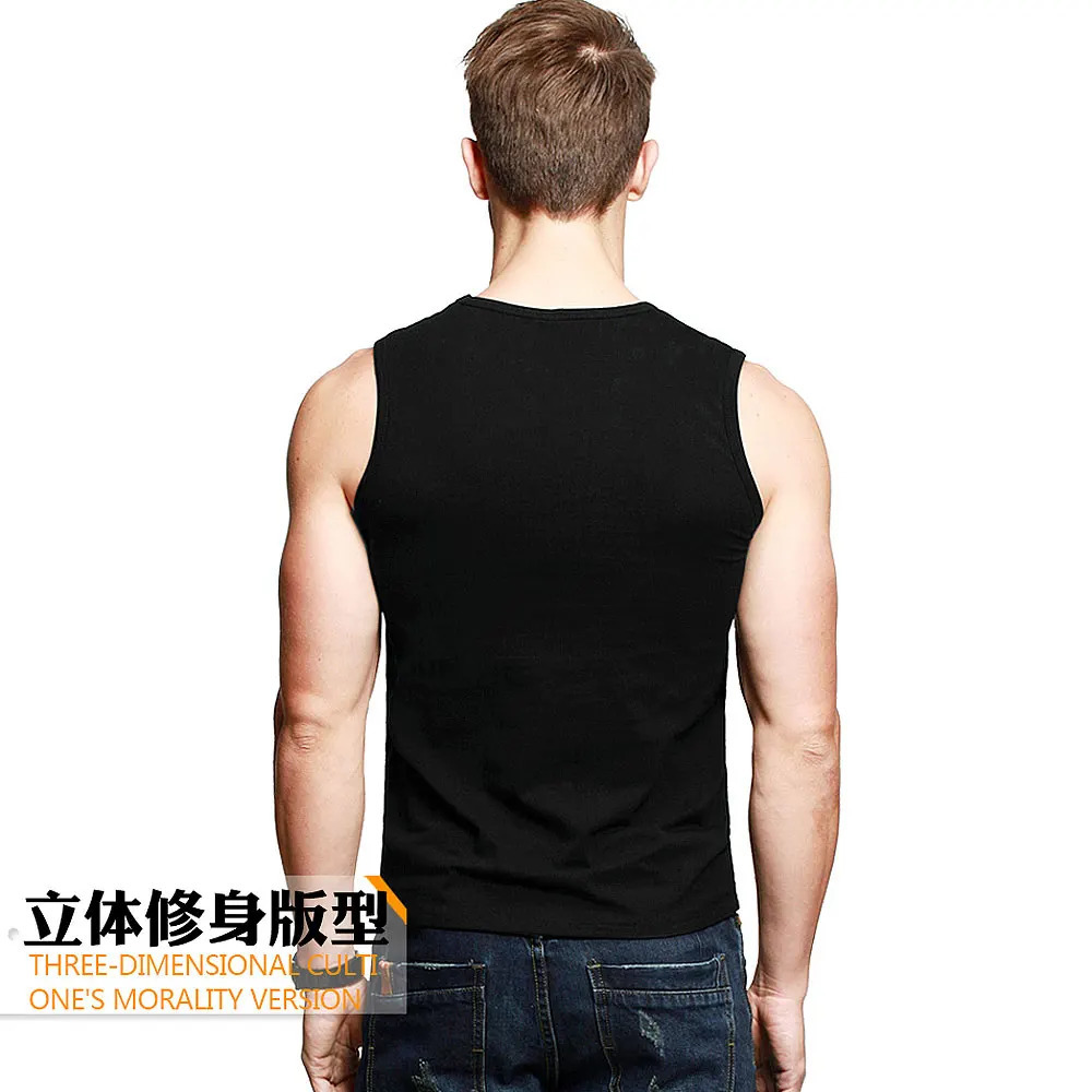 Summer Style Cotton Tank Tops Men Undershirt Quality Mens Vest Bodybuliding Stretch Singlets Man Sleeveless 250320