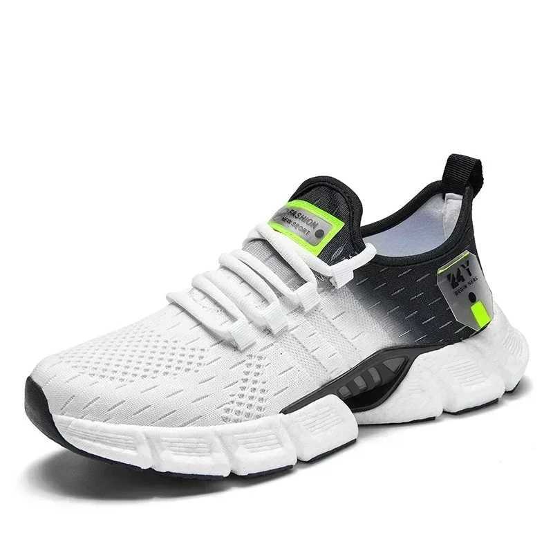 Mens running shoes sports anti slip walking clothes wear-resistant jogging shoes outdoor lightweight soft mens casual shoes Y250320