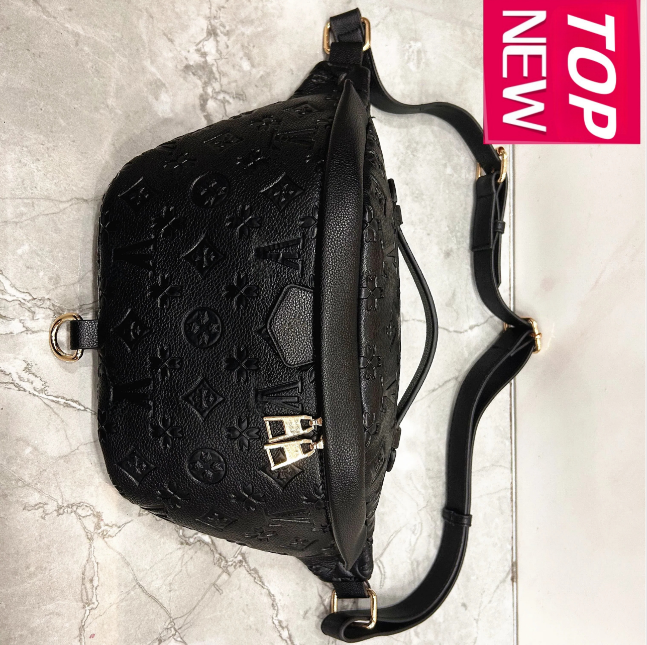 Bumbag Cross Body Waist Bags Temperament Bumbags Fanny Pack Bum embossing flowers Famous soft leather Luxury designer bag Serial Number Date Code bag