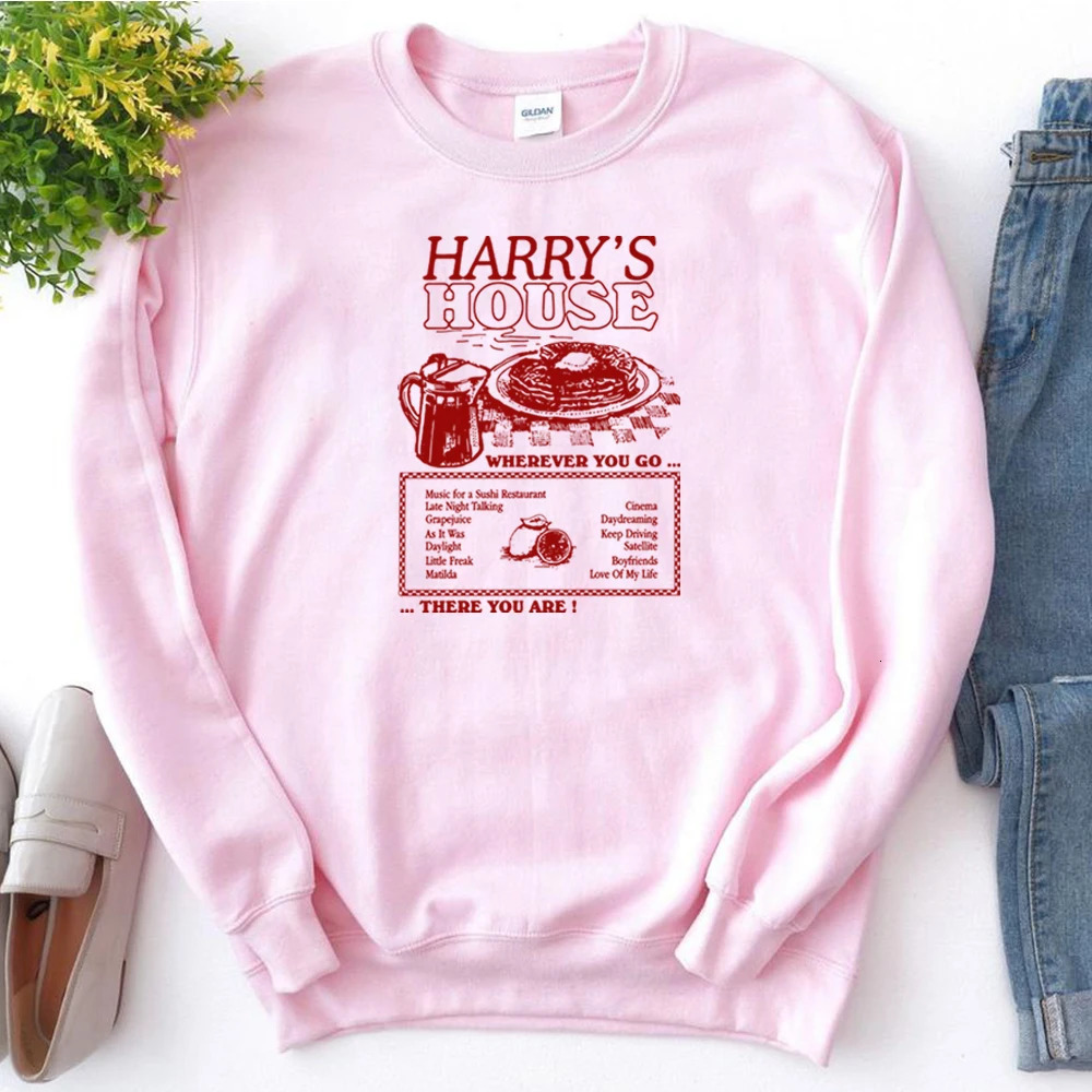 Vintage Harrys House Track List Sweatshirt Harrys Home Album Pullover Retro As It Was Hoodie HS Tpwk Crewneck Sweatshirts 250320