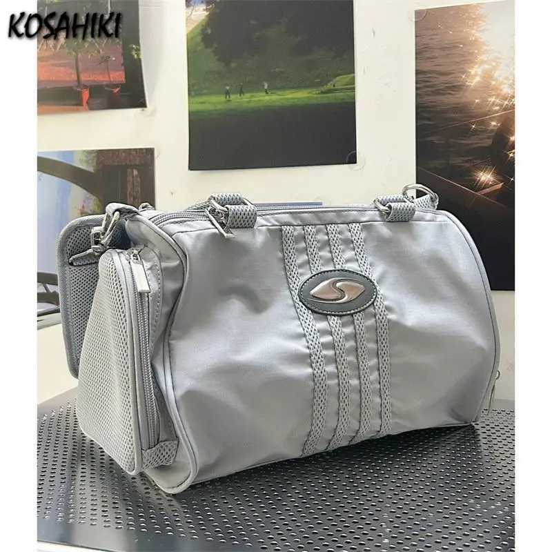 s Sports Bag Women Nylon High-capacity Womens Handbags Vintage Cargo Shoulder Crossbody Casual Y2k Luxury Bag Y250320