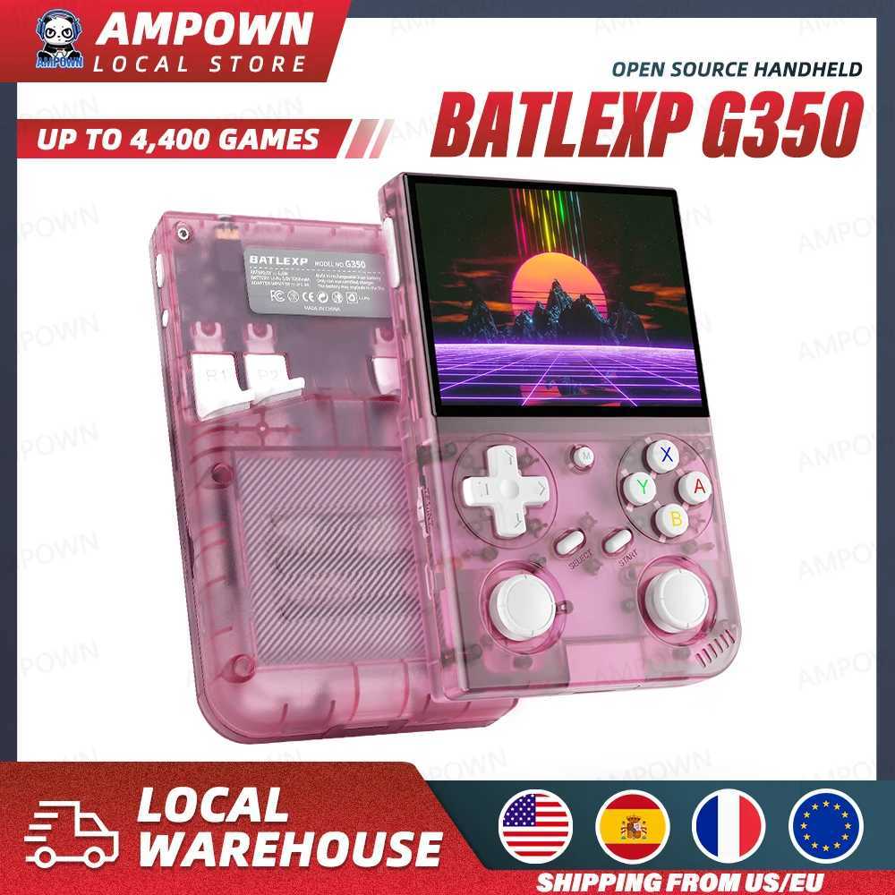 BATLEXP G350 Handheld Game Console 3.5 IPS Sn Linux System Dual Joystick Vibration Motor Retro Portable Video Console Gift Z250321
