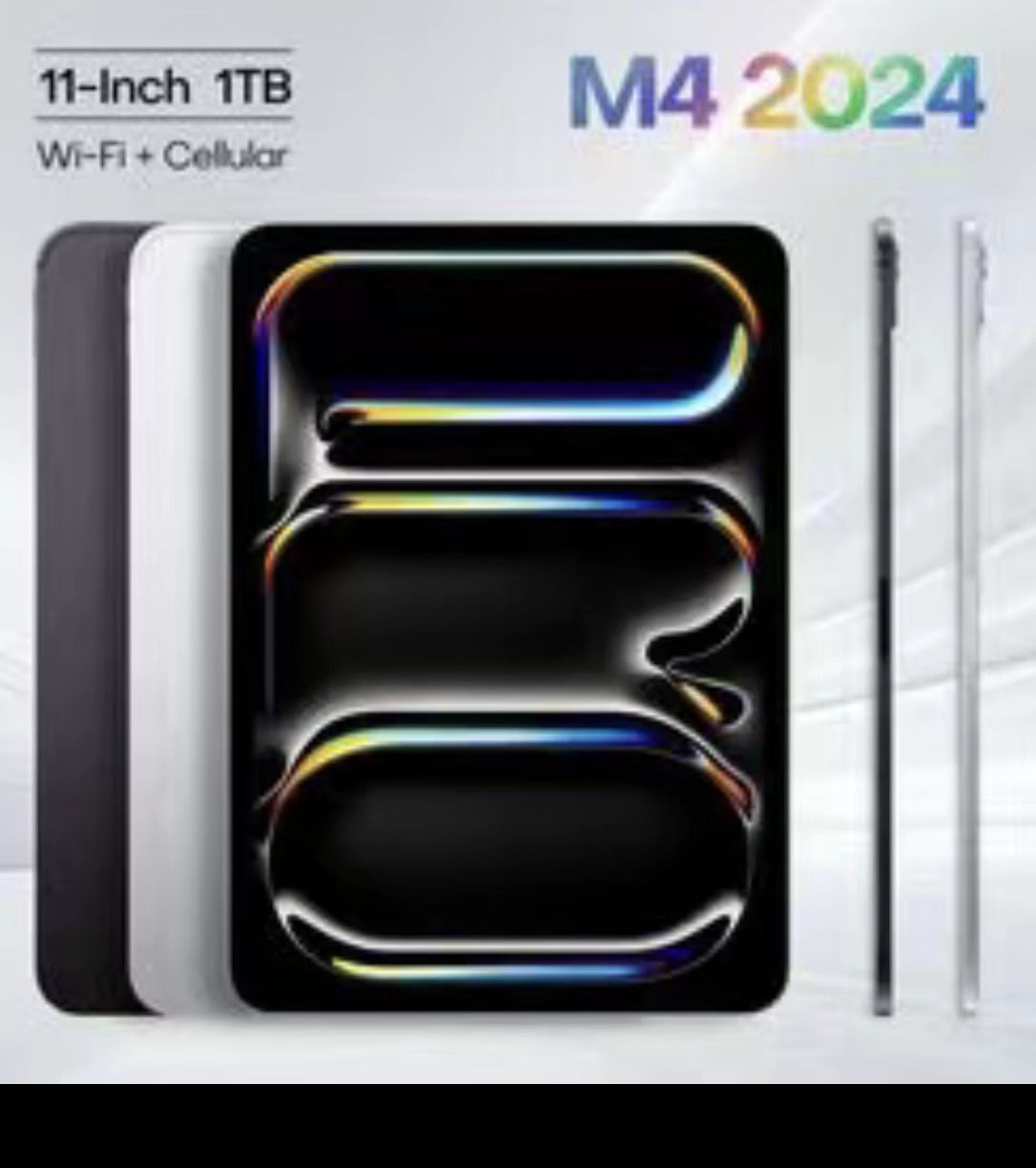 M4 11-inch Large Screen Tablet Suitable for Business Office High Performance Use Bluetooth Keyboard HD Camera Android 14