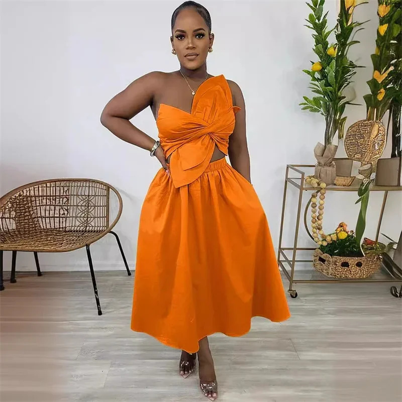 Elegant Draped Big Bow Strapless Party Long Dresses for Women Sleeveless High Waisted ALine Prom Club Birthday Dress 250320