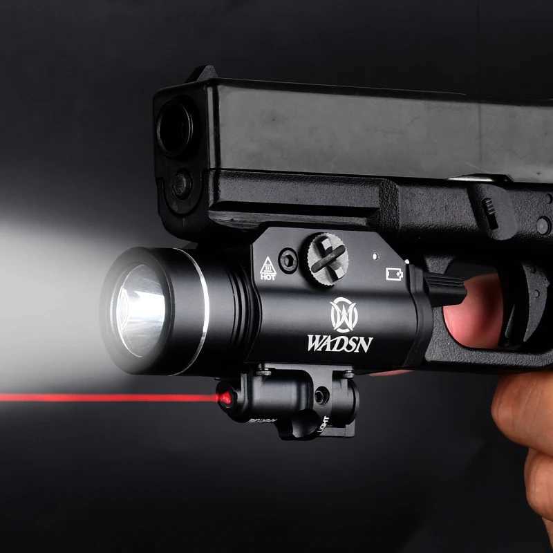 WADSN 800 lumens T-1 HL suspension tactical weapon light air X300 X400 rifle flash red green dot G 17 18 19 X250321