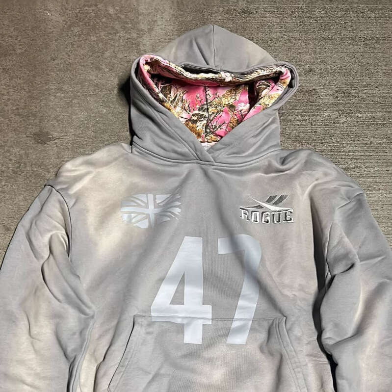 Street American Trendy Hip Hop Harajuku Hoodie Sweatpants Casual Set for Women and Men