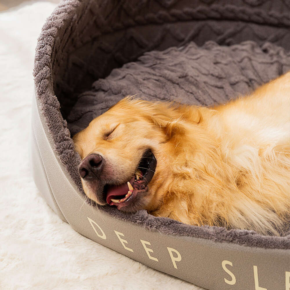 All-Season Warm Cushion with Detachable Cover for Large Dogs Ideal for Golden Haired Pets like Corgi - view 4