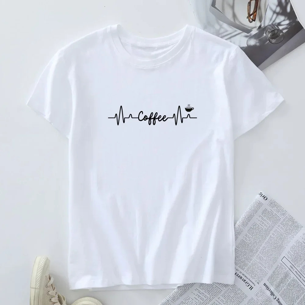 Plus Size Women Tees Summer Woman T Shirts Short Sleeve T-shirt 100% Cotton Womens Tops Clothing Female Tshirt 250320