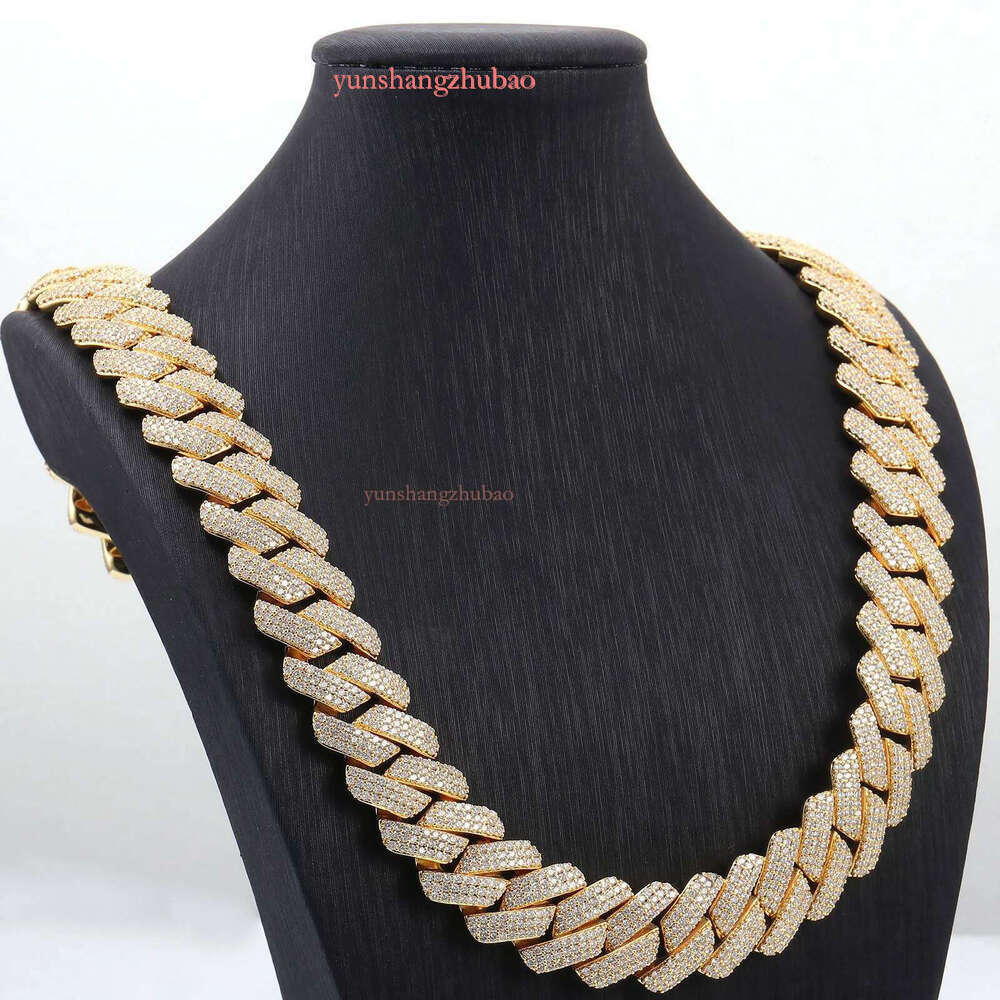 New Designer Necklace Necklaces Pass Dia Test 8-14Mm Wide Gra Moissanite Gold Sterg Sier Cuban k Chain For Men Hip Hop Chains