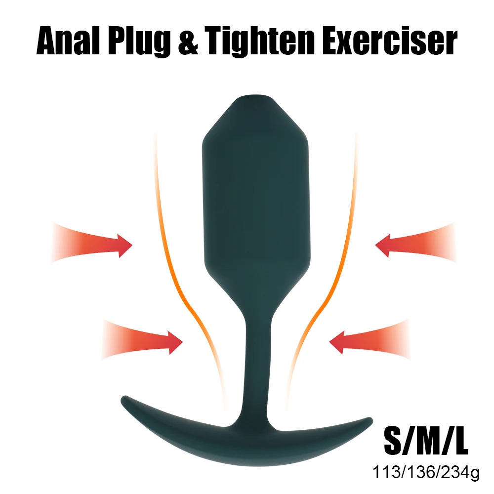 Built In Gravity Steel Ball Anal Plug for Men Prostate Massager Butt Dilator Women Vaginal Tighten Exerciser Sex Product 250320