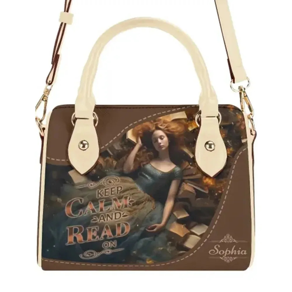 Customized womens leather Boston bag lightweight portable waterproof mini handbag 250320