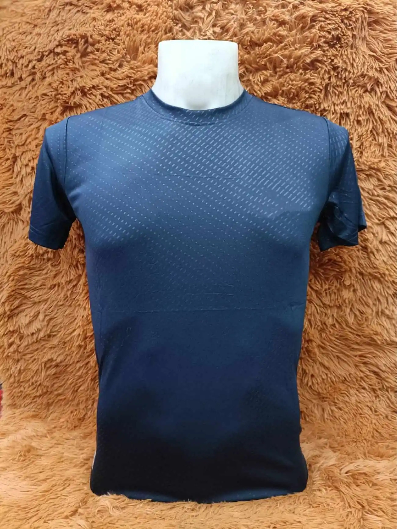 Summer mens Tshirt running sports zipper 3D printing staff collar breathable fast drying short sleeved shirt top 250312