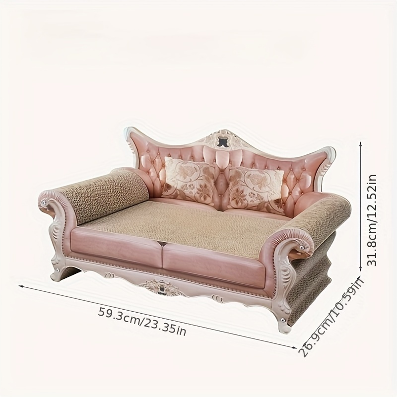 Elegant Kitten Nest Combining Sleeper Sofa & Claw Grip Surface