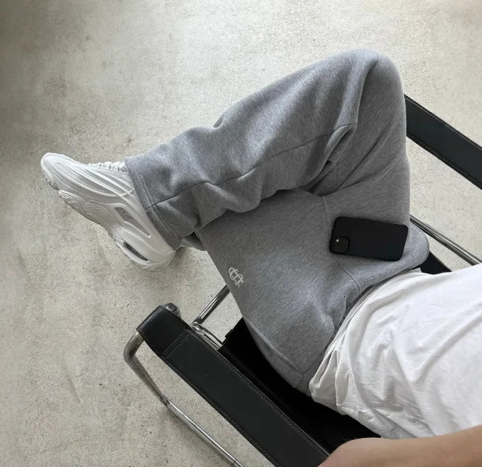 2025 fashion embroidery casual slim pants Y2k street wear solid color sports for couples straight leg 250320