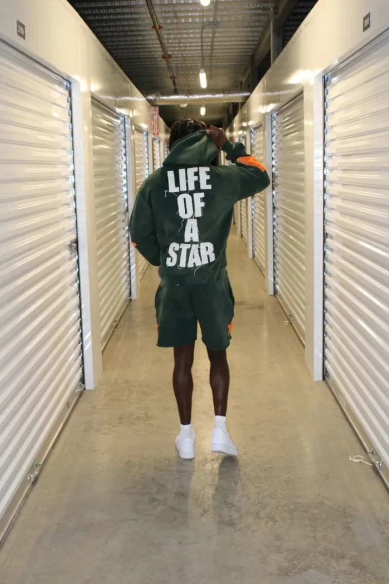 American Retro Harajuku A Star Zip Up Hoodies Men ed Letter Oversized Hoodie Women Gothic Y2K Hip Hop Trend Sport Tops 250317