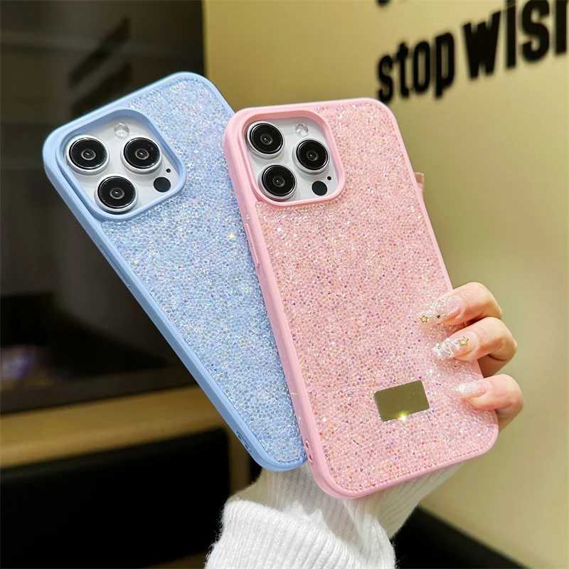 Luxury Diamond Phone Case for iPhone 15 14 Plus 16 Pro 13 12 Pro Max Shiny Diamond Anti Shock Back Cover Protective Case O250321