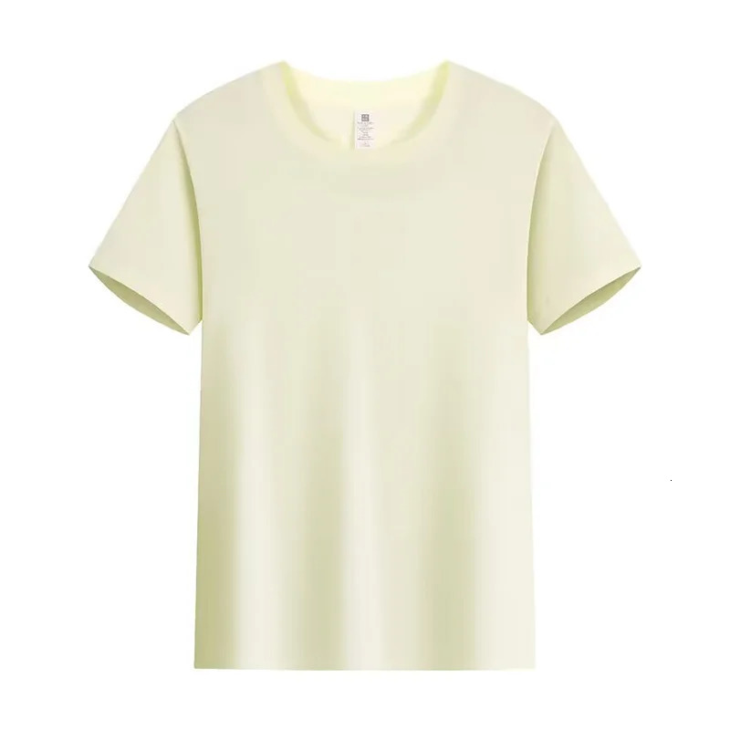 n Tshirts pure cotton short sleeved shirts DIY advertising and customized team tops for men women 250312