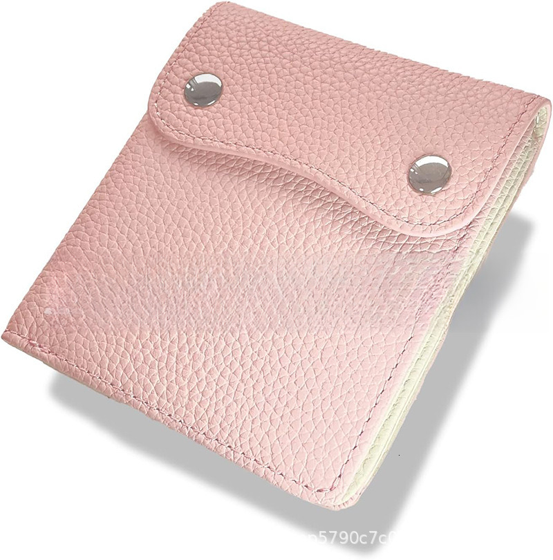 2025S Trend Designer Japanese Style Women S Genuine Leather Wallet Mini Simple Clip Layer Cowhide Multi Slot Card Bag Short Money Cloth